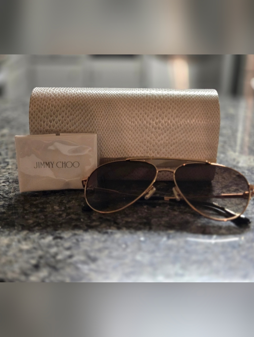 ☀️Jimmy Choo OLLY Aviator Sunglasses😎 NWT